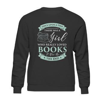 Books Loving Girl I Read Fairy Tale Bookaholic Idea Sweatshirt | Favorety UK