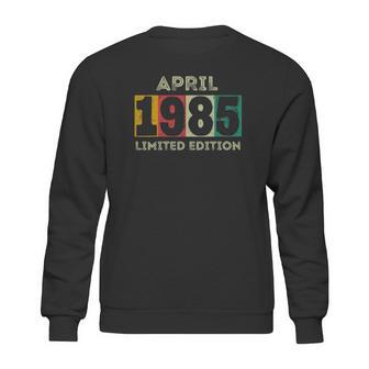 Born In April 1985 36Th Birthday Gift 36 Years Old Sweatshirt | Favorety AU