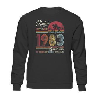 Born November 1983 Birthday Gift Made In 1983 38 Years Old Sweatshirt | Favorety DE