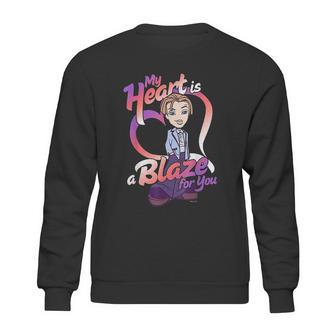 Bratz Cameron Heart Is Ablaze Sweatshirt | Favorety