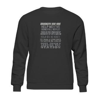 Brooklyn Ninenine Charles Boyle Quote Mashup Sweatshirt | Favorety DE