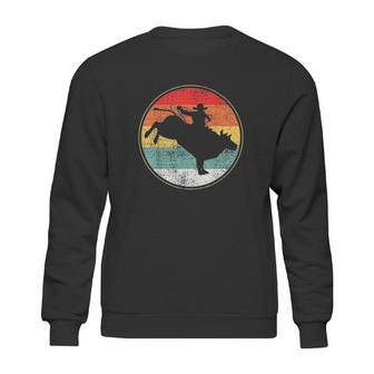 Bull Riding Rodeo Cowboy Vintage Sweatshirt | Favorety