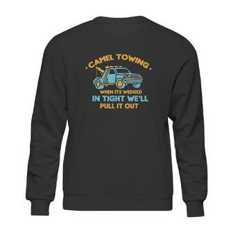 Camel Towing Successfully Pulling Out Sweatshirt | Favorety