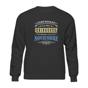 Camisa De Hombre Cumpleanos Los Chingones Nacen En Noviembre Sweatshirt | Favorety DE