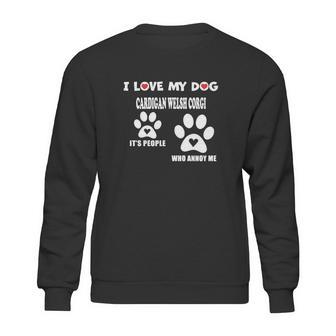 Cardigan Welsh Corgi I Love My Dog Cardigan Welsh Corgi - Sweatshirt | Favorety CA