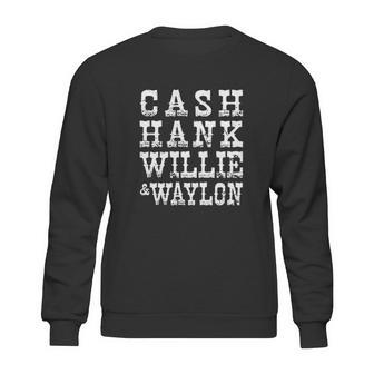 Cash Hank Willie Waylon Muscle Sweatshirt | Favorety DE