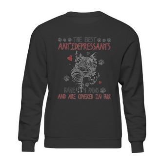 Cat Best Antidepressants Sweatshirt | Favorety UK