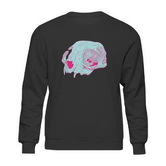 Cat Skull I Pastel Goth Soft Grunge Hipster Creepy Cute Sweatshirt | Favorety AU