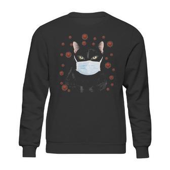 Cat Is Wearing Mask Face Anti Virus Sweatshirt | Favorety UK