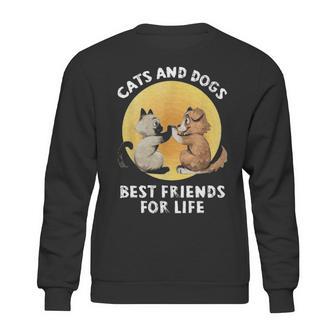 Cats And Dogs Best Friend For Life Sweatshirt | Favorety CA