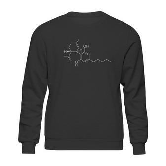 Cbd Molecule 420 Thc Cannabis Kush Blunt Joint Bong Sweatshirt | Favorety