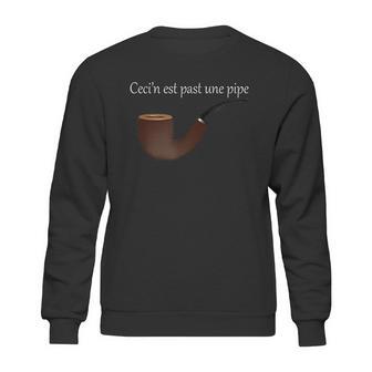 Ceci Nest Pas Une Pipe Sweatshirt | Favorety CA