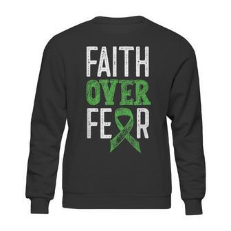 Cerebral Palsy Awareness Month Faith Over Fear Brain Damage Sweatshirt | Favorety AU