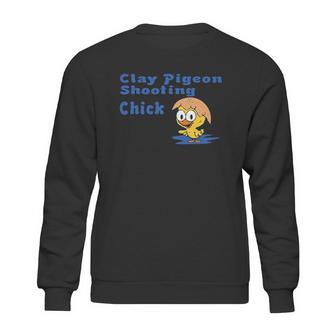 Clay Pigeon Shooting Chick Sweatshirt | Favorety UK