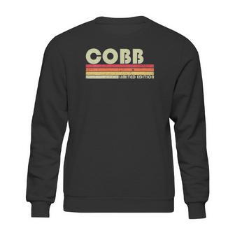 Cobb Surname Funny Retro Vintage 80S 90S Birthday Reunion Sweatshirt | Favorety DE