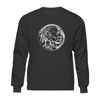 Coin Collector Showing A Buffalo Nickel Sweatshirt | Favorety AU