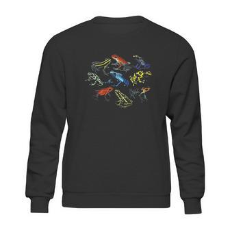 Colorful Collection Of Poison Dart Frogs Beautiful Nature Sweatshirt | Favorety AU