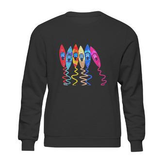 Colorful Kayaks Outdoor Adventure Kayaking Boating Kayakers Sweatshirt | Favorety CA