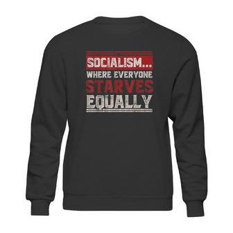 Communist Libertarian Capitalist Socialism Sweatshirt | Favorety