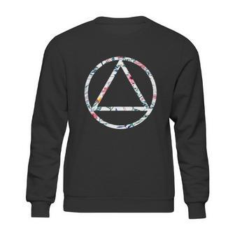 Cool Aa Symbol Narcotics Anonymous Na Aa Funny Gift Sweatshirt | Favorety CA