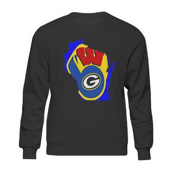 Cool Packers Brewers Badgers Sweatshirt | Favorety CA