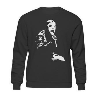 Corey Taylor Slipknot With Face Covering Iconic Rock Men Sweatshirt | Favorety AU