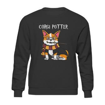 Corgi Potter Gift For Corgi Lovers Funny Pawter Dog Sweatshirt | Favorety CA