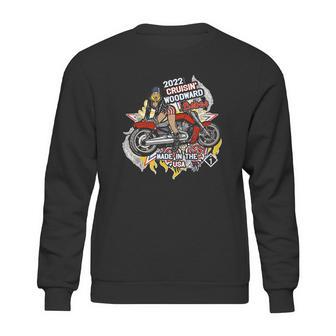 Cruising Woodward Motorcycle Babe 2022 M1 Sweatshirt | Favorety CA