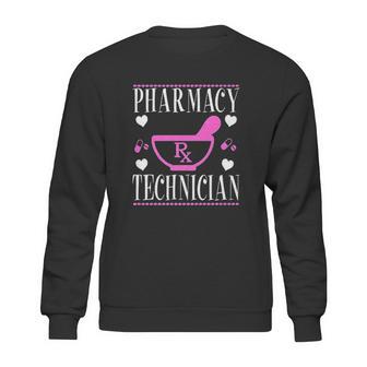 Cute Pharmacy Pharm Tech Technician Pill Mortar And Pestle Sweatshirt | Favorety AU