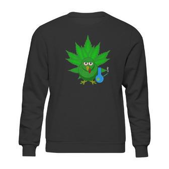 Danksgiving Thanksgiving Turkey Weed Cannabis Pot 420 Sweatshirt | Favorety UK