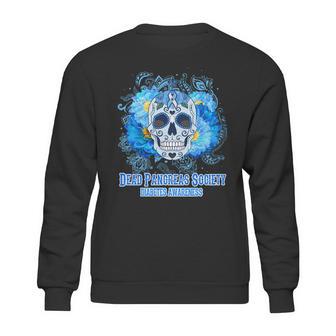 Dead Pancreas Society Diabetes Awareness Sugar Skull Sweatshirt | Favorety AU