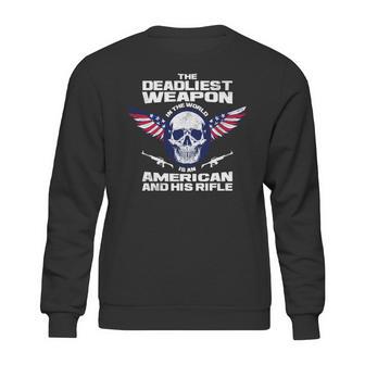 The Deadliest Weapon American And His Rifle Sweatshirt | Favorety AU