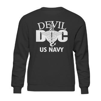 Devil Doc Us Navy Sweatshirt | Favorety CA