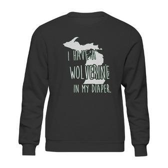 In My Diaper I Have A Wolverine State Of Michigan Msu Sweatshirt | Favorety AU