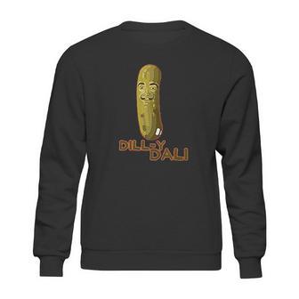 Dilly Dali Pickle Salvador Funny Artist Graphic Graphic Sweatshirt | Favorety DE