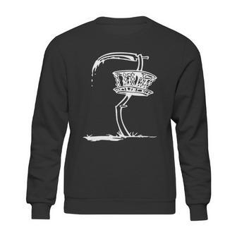 Disc Golf Basket Reaper Sickle Classic Sweatshirt | Favorety CA