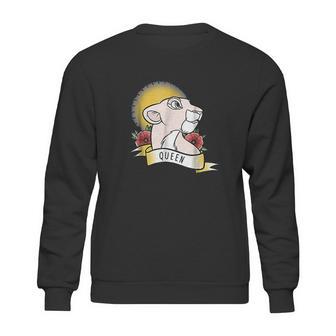 Disney Lion King Nala Queen Tattoo Yellow Graphic Sweatshirt | Favorety DE