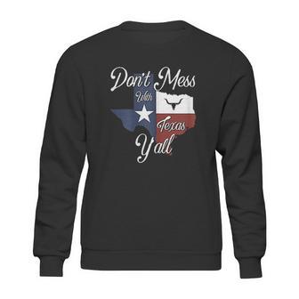 Dont Mess With Vintage Texas Longhorn Lone Star State Pride Sweatshirt | Favorety UK