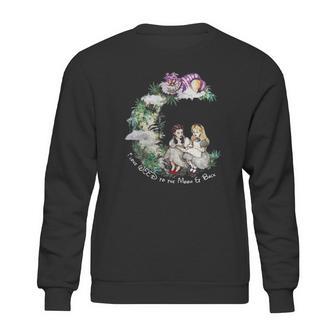 Dorothy And Alice I Love Weed To The Moon Er Back Sweatshirt | Favorety