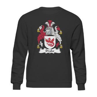 Drake Family Crest Coat Of Arms British Family Crests Sweatshirt | Favorety UK