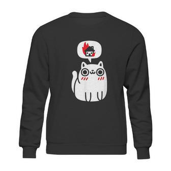 Dreaming Of Destruction Funny Cat Sweatshirt | Favorety AU