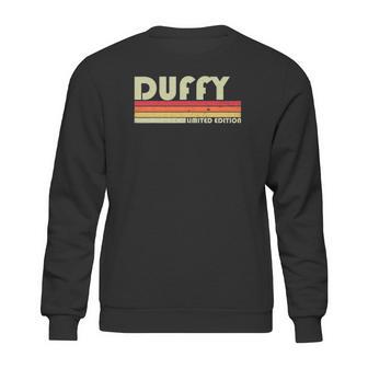 Duffy Surname Funny Retro Vintage 80S 90S Family Reunion Sweatshirt | Favorety DE