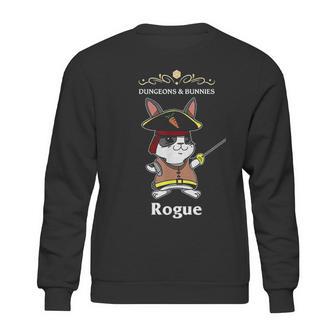 Dungeons And Bunnies Rpg D20 Rogue Roleplaying Gamers Gift Sweatshirt | Favorety DE