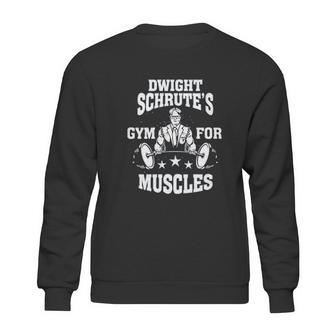 Dwight Schrutes Gym For Muscles The Office Athletic Fit Sweatshirt | Favorety CA