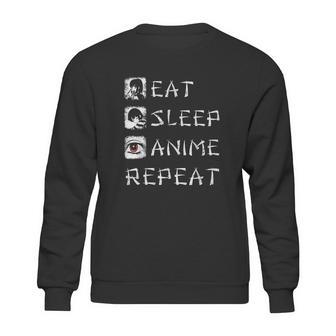 Eat Sleep Anime Repeat Sweatshirt | Favorety CA