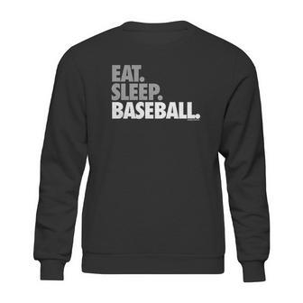 Eat Sleep Baseball Bold Text Baseball Tees By Chalktalk Sports Sweatshirt | Favorety