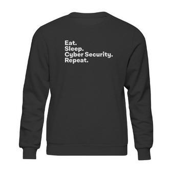 Eat Sleep Cybersecurity Gifts For Cyber Security Analyst Sweatshirt | Favorety