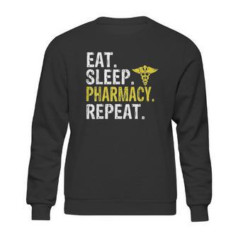 Eat Sleep Pharmacy Repeat Pharmacist Gift Sweatshirt | Favorety AU