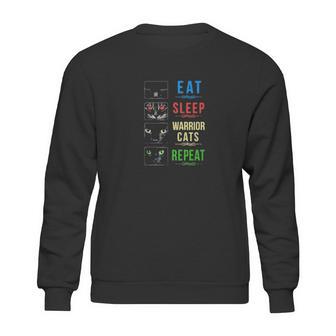 Eat Sleep Warrior Cats Repeat Sweatshirt | Favorety