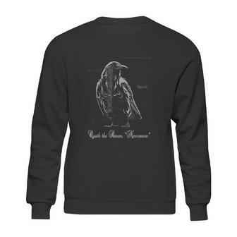 Edgar Allan Poe Quoth The Raven Nevermore Sweatshirt | Favorety UK